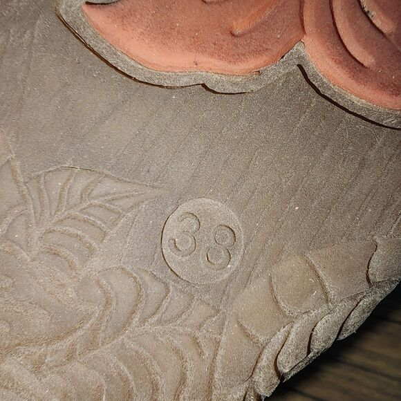 JAFA #105 7.5 Mustard Yellow Handmade Distressed Leather Slingback Flat Loafers - Picture 12 of 14